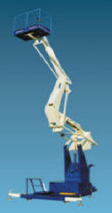 Piattaforma telescopica trainabile - max. 350 kg, max. 9 m | PAK series - Gruniverpal S.r.l. - elettrica / compatta