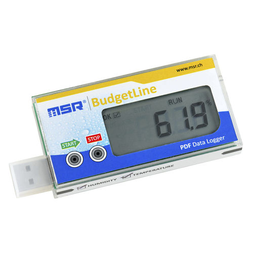 Data logger di temperatura e umidità - MSR BudgetLine - MSR Electronics GmbH - USB / per stoccaggio / per applicazioni alimentari