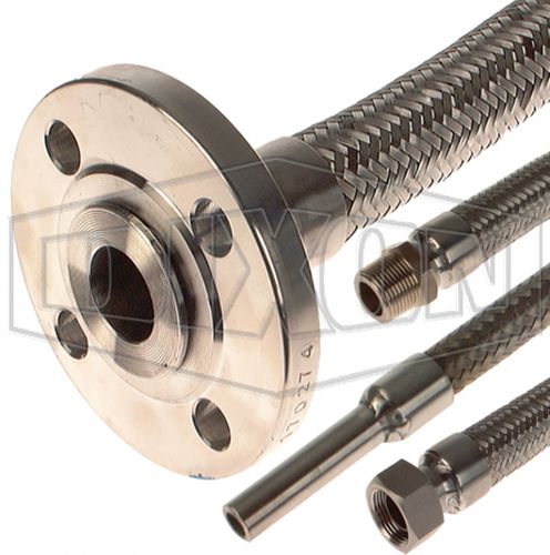 Tubo flessibile per acqua - ADFLEXDN - DIXON GROUP EUROPE - in acciaio inossidabile / PTFE / industriale