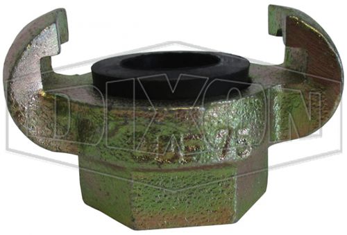 Adattatore idraulico per tubi - QDF series - DIXON GROUP EUROPE - femmina / in ferro / dritto
