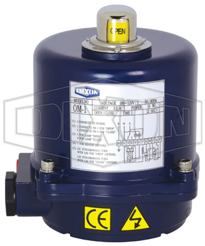 Attuatore per valvola elettrico - BEOM-13E-11 - DIXON GROUP EUROPE - a quarto di giro / con pignone e cremagliera / monofase