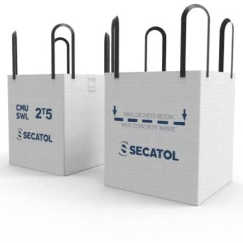 Big bag per prodotti edili - 20002540776X series - Secatol SAS - a 4 punti di sollevamento / cubico / in polipropilene