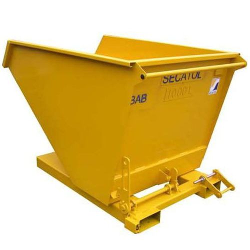 Benna auto-basculante in acciaio galvanizzato - BAB FU V3 - Secatol SAS - per rifiuti