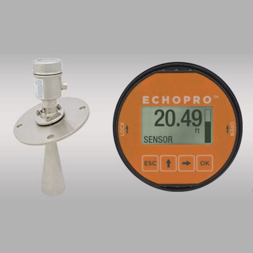Trasmettitore di livello radar - EchoPro® LR series  - Flowline - per solidi / analogico / 4-20 mA