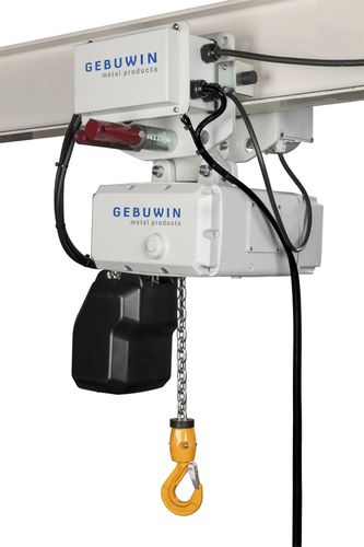 Paranco a catena elettrico - EH125-2000 - Gebuwin - 2 velocità / con carrelli