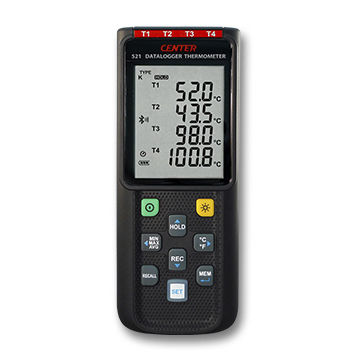 Termometro a termocoppia - 521 - CENTER TECHNOLOGY - con display LCD / °C / °F