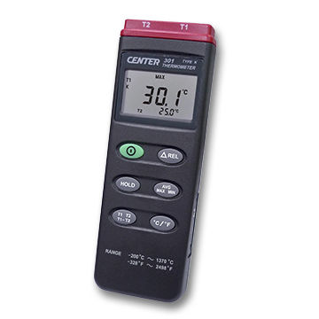 Termometro a termocoppia - 301 - CENTER TECHNOLOGY - digitale / °C / °F