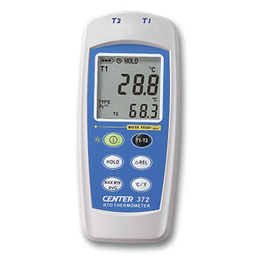Termometro Pt100 - 372 - CENTER TECHNOLOGY - RTD / platino / digitale