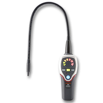 Rilevatore di fughe di gas refrigerante - 382 - CENTER TECHNOLOGY - con sensore semiconduttore / portatile / con sniffer
