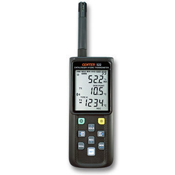 Termo-igrometro digitale - 522 - CENTER TECHNOLOGY - senza fili / portatile / temperatura