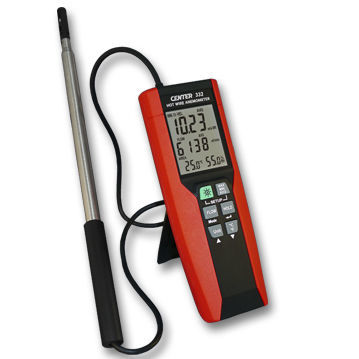 Anemometro a filo caldo - 332 - CENTER TECHNOLOGY - USB