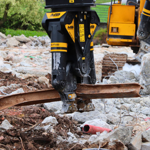 Pinza idraulica di demolizione per calcestruzzo - MB-PT650 - MB Crusher - per terna / per escavatori