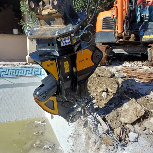 pinza idraulica di demolizione per calcestruzzo - MB Crusher
