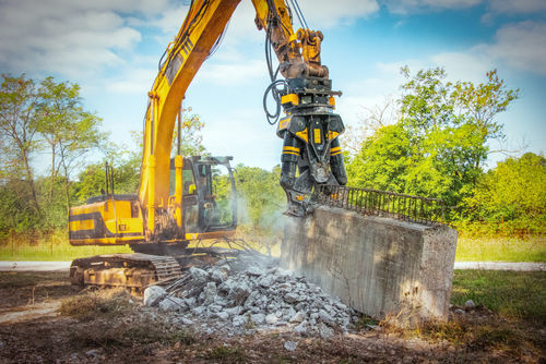 pinza idraulica di demolizione per calcestruzzo - MB Crusher