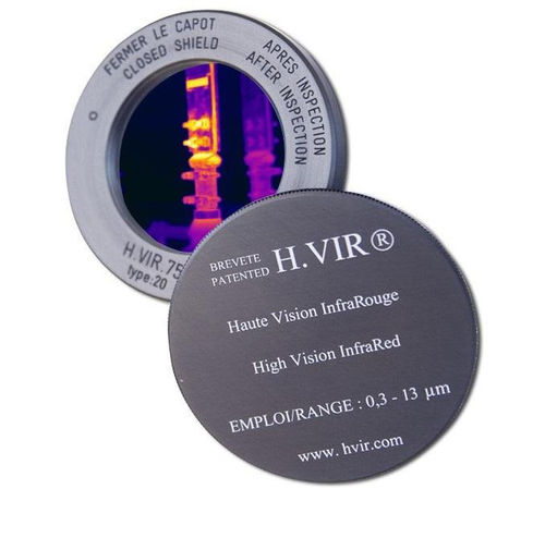 Oblò di osservazione per applicazioni industriali - H.VIR&reg; series - Wintech Groupe - mediante termografia ad infrarossi / con flangia