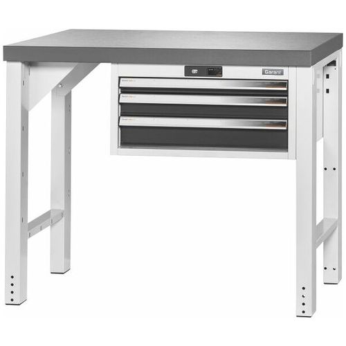 Banco da lavoro in acciaio - 922627 series - Garant - per officina / a cassetti
