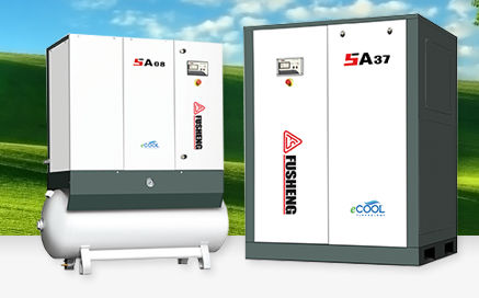 Compressore a vite - SA 08-37 series - Fusheng Industrial - d'aria / fisso / a iniezione di olio