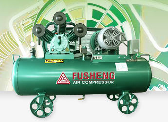 Compressore a pistone - A series - Fusheng Industrial - d'aria / con motore elettrico / su rotelle