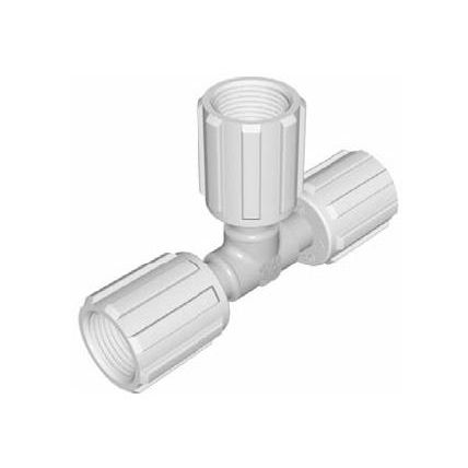 Raccordo idraulico - Furon® FlareGrip® II  - Saint-Gobain Performance Plastics - Process System - ad avvitamento / a T / in plastica