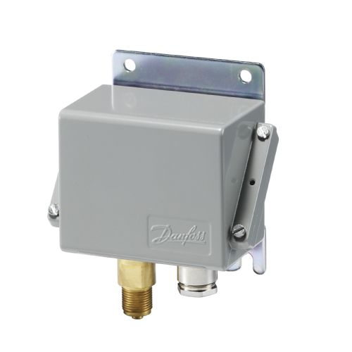 Pressostato a membrana - KPS39 - Danfoss Industrial Automation - differenziale / SPDT / su guida DIN