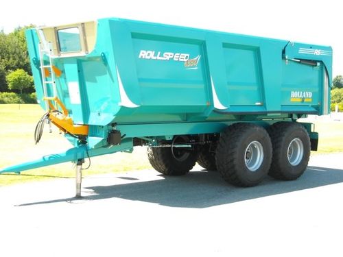 Rimorchio con cassone ribaltabile - ROLLSPEED 6332 - REMORQUES ROLLAND - tandem / trainato / monotelaio
