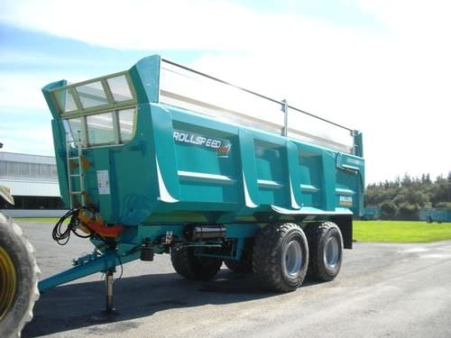 Rimorchio con cassone ribaltabile - ROLLSPEED 7840 - REMORQUES ROLLAND - tandem / trainato / monotelaio