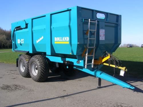 Rimorchio con cassone ribaltabile - TURBOCLASSIC 18-27 - REMORQUES ROLLAND - tandem / trainato / monotelaio