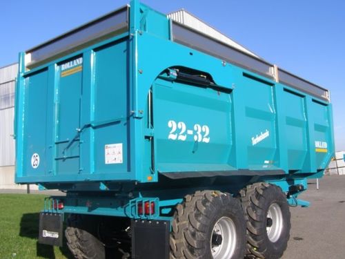 Rimorchio con cassone ribaltabile - TURBOCLASSIC 22-32 - REMORQUES ROLLAND - tandem / trainato / monotelaio