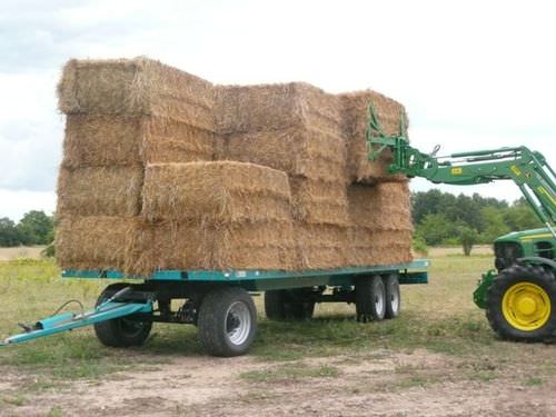 Rimorchio a pianale - RP 12006 LCH - REMORQUES ROLLAND - a 3 assi / trainato / per carichi eccezionali