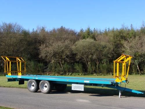 Rimorchio a pianale - RP 9004 LSP - REMORQUES ROLLAND - tandem / trainato / per carichi eccezionali