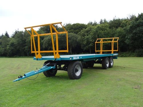 Rimorchio a pianale - RP 9006 LCH - REMORQUES ROLLAND - a 3 assi / trainato / per carichi eccezionali