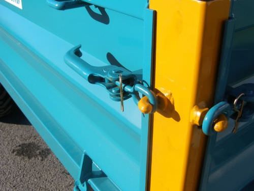 Rimorchio con cassone ribaltabile - BH 120 - REMORQUES ROLLAND - a 2 assi / trainato / idraulico