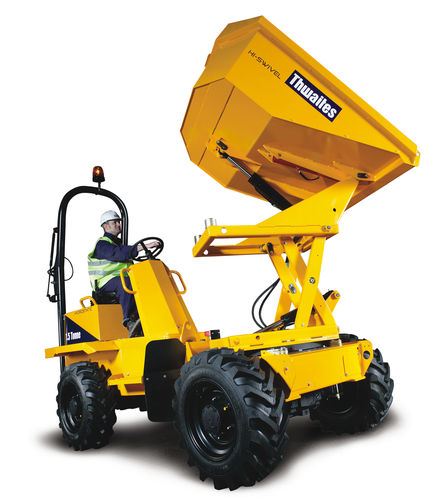 Dumper gommato - Thwaites Limited - diesel / con benna elevatrice e orientabile