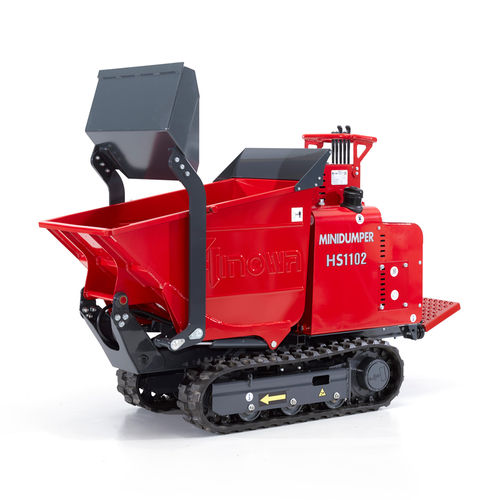 Mini dumper cingolato - HS1102 - HINOWA SPA - diesel / a scarico frontale / con benna elevatrice