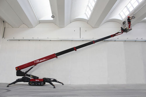 Piattaforma telescopica cingolata - TeleCrawler22S - HINOWA SPA - semovente / ibrida diesel-elettrica / con alimentazione a batteria