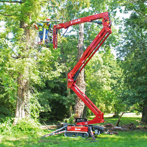 Piattaforma a ragno cingolata - LIGHTLIFT 18.80 - HINOWA SPA - semovente / a benzina / elettrica
