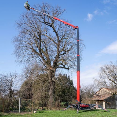 Piattaforma di sollevamento cingolata - Lightlift 40.18 - HINOWA SPA - elettrica / con motore diesel / per uso in esterni