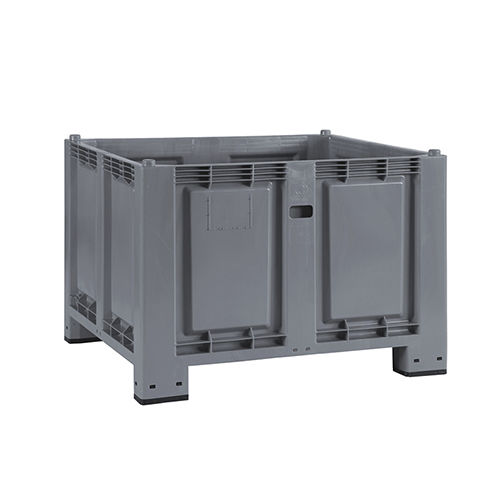Cassoni Con Ruote Cassa Pallet In Plastica (HDPE Riciclato), 4 Piedi, Mis. 1000 L X 635 P X 645 H Mm, Portata 150 Kg, Volume 300 Lt Bancali Legno