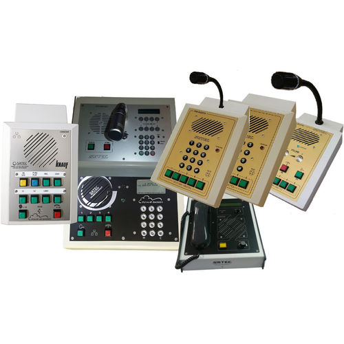 Sistema citofono di controllo accessi - Pupitre interphone - SATEC - per nave / da ufficio / per ascensore