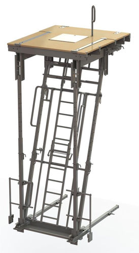 Piattaforma di sicurezza per vani ascensore - PCA - Sateco