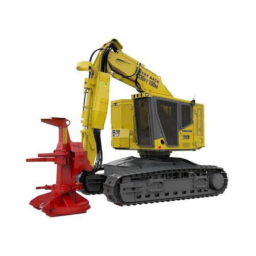 Abbattitrice-raggruppatrice forestale cingolata - XT430-5 - KOMATSU Forest - caricatore forestale