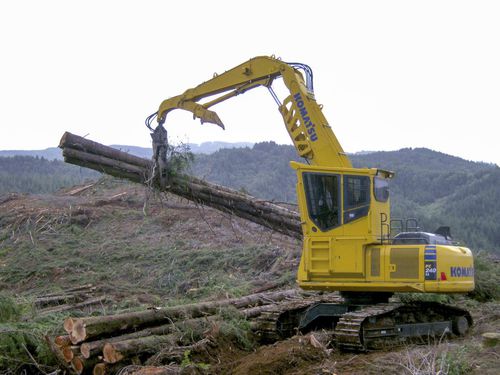 Gru forestale con braccio - PC240LL-10 - KOMATSU Forest - cingolata
