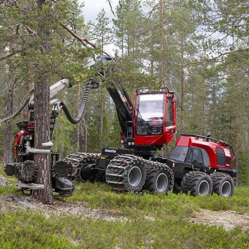 Abbattitrice forestale gommata - 901XC - KOMATSU Forest