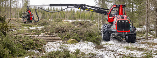 Abbattitrice forestale su ruote - 951-2 - KOMATSU Forest