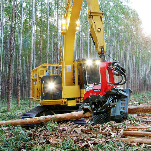 Testa di abbattimento a rulli - 370E - KOMATSU Forest