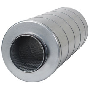 Silenziatore per ventilazione - LDC series - Systemair - di ventilatori / tubolare