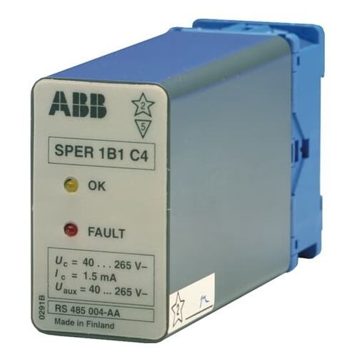 Relè di sorveglianza di circuiti di attivazione - SPER 1B1 C4 - ABB Oy Distribution Automation - su guida DIN / a innesto