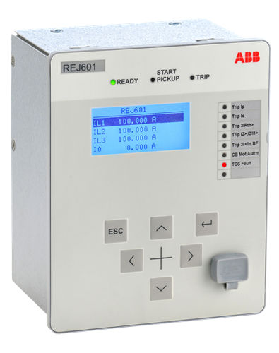 Relè di sovraccarico - REJ601 - ABB Oy Distribution Automation - di potenza / di sequenza di fasi / AC/DC