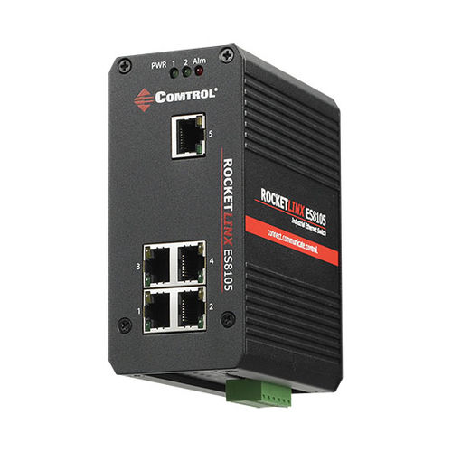 Switch Ethernet non gestibile - RocketLinx ® ES8105-GigE - Comtrol Corporation - 8 porte / Ethernet gigabit / robusto