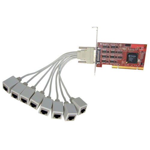 Scheda di comunicazione multiporta serie 8 porte - 30002-1 - Comtrol Corporation - RS232 / PCI Bus / RJ45